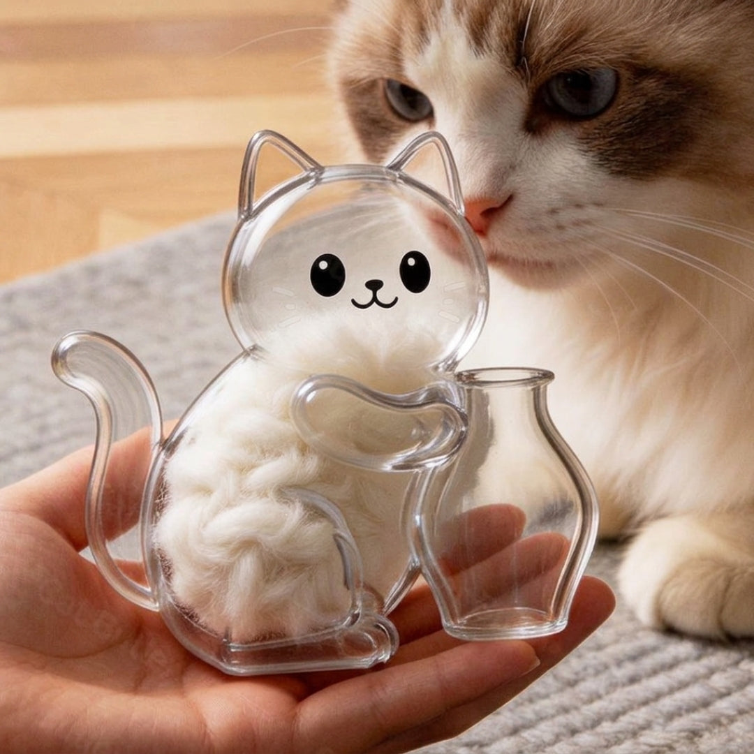 Magnetic Cat Fur & Whisker Keepsake Box