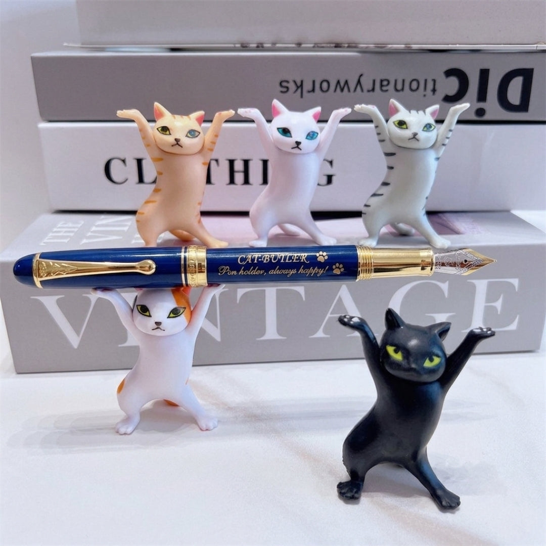 Dancing Cat Holder set (set of 5)